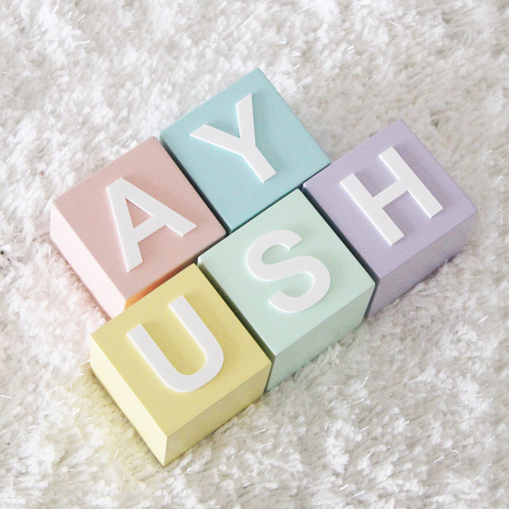 Name Blocks - Modern