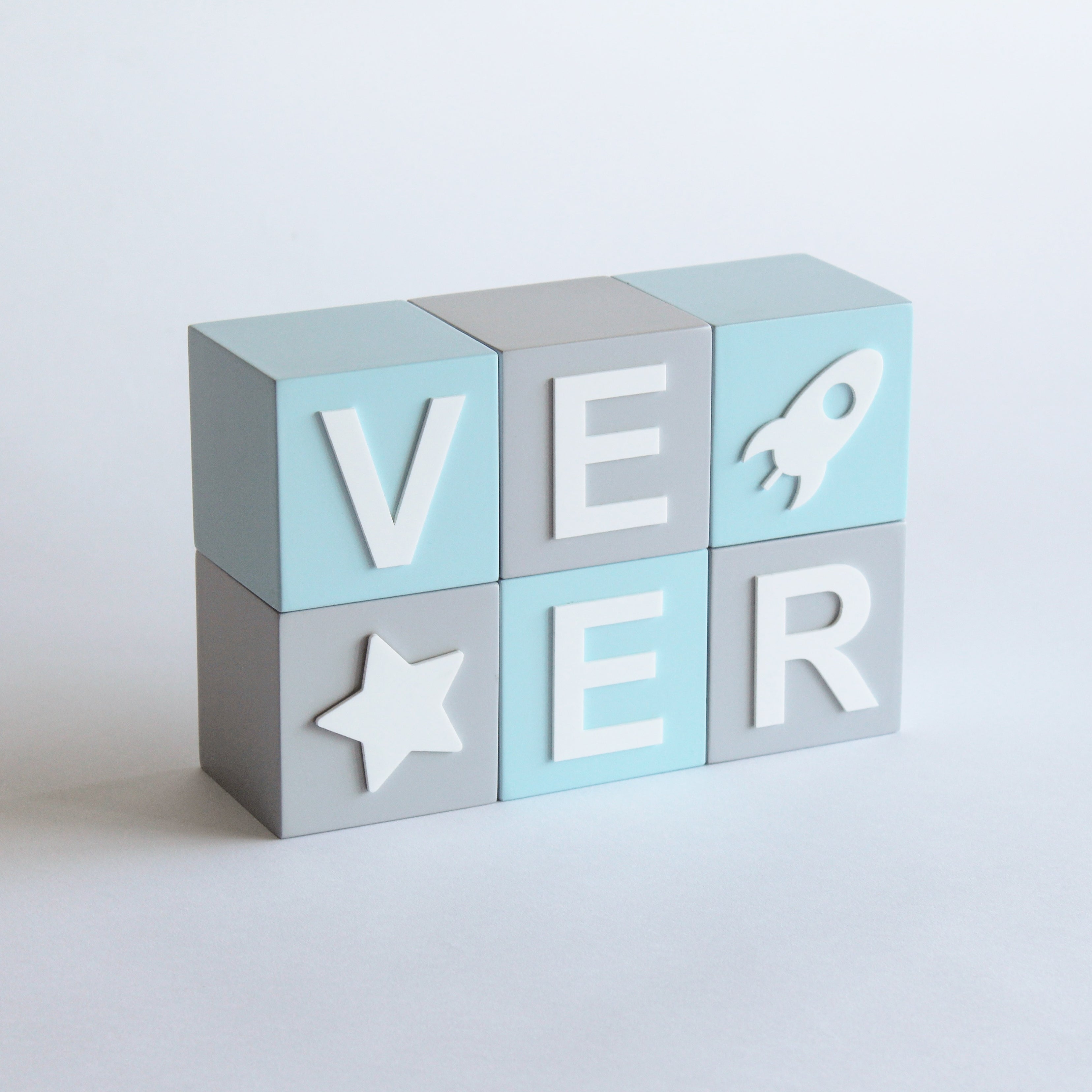 Name Block Mit Name Blocks - Modern – The Tiny Trove