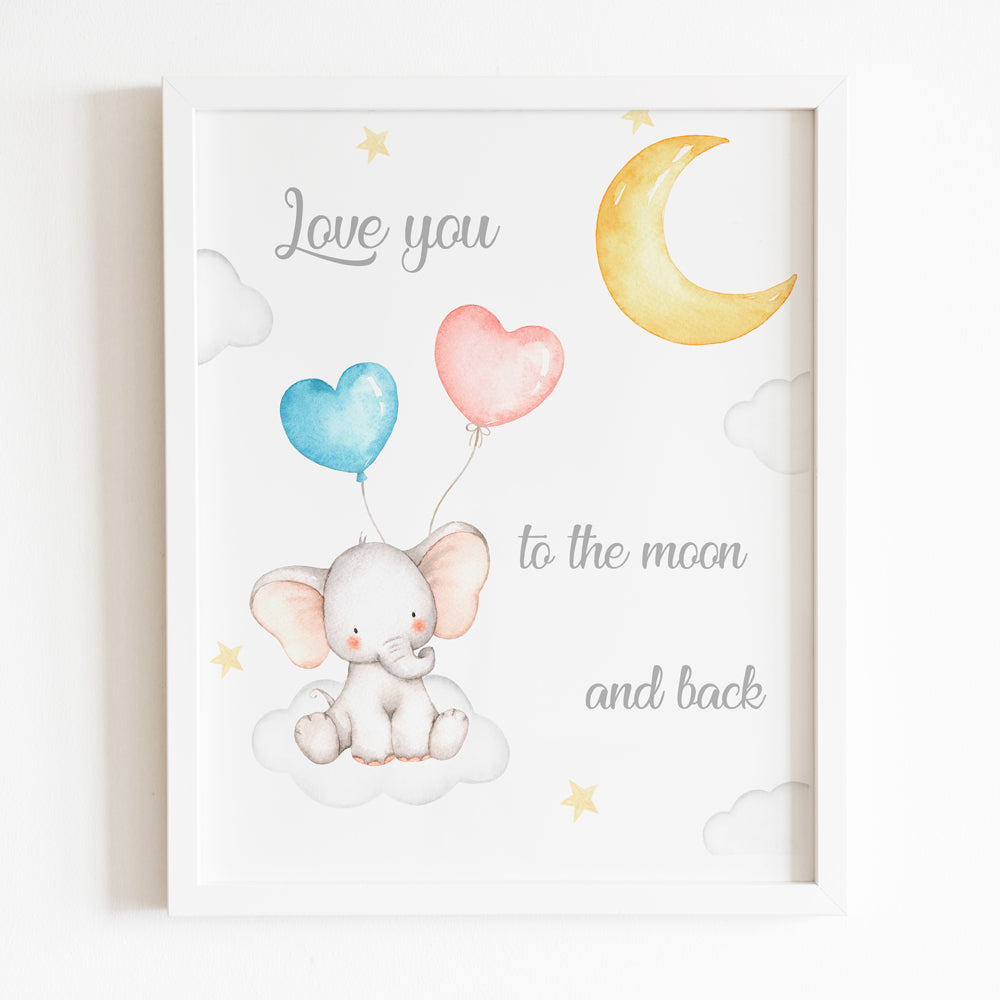 Love you to the Moon & Back Frame Set