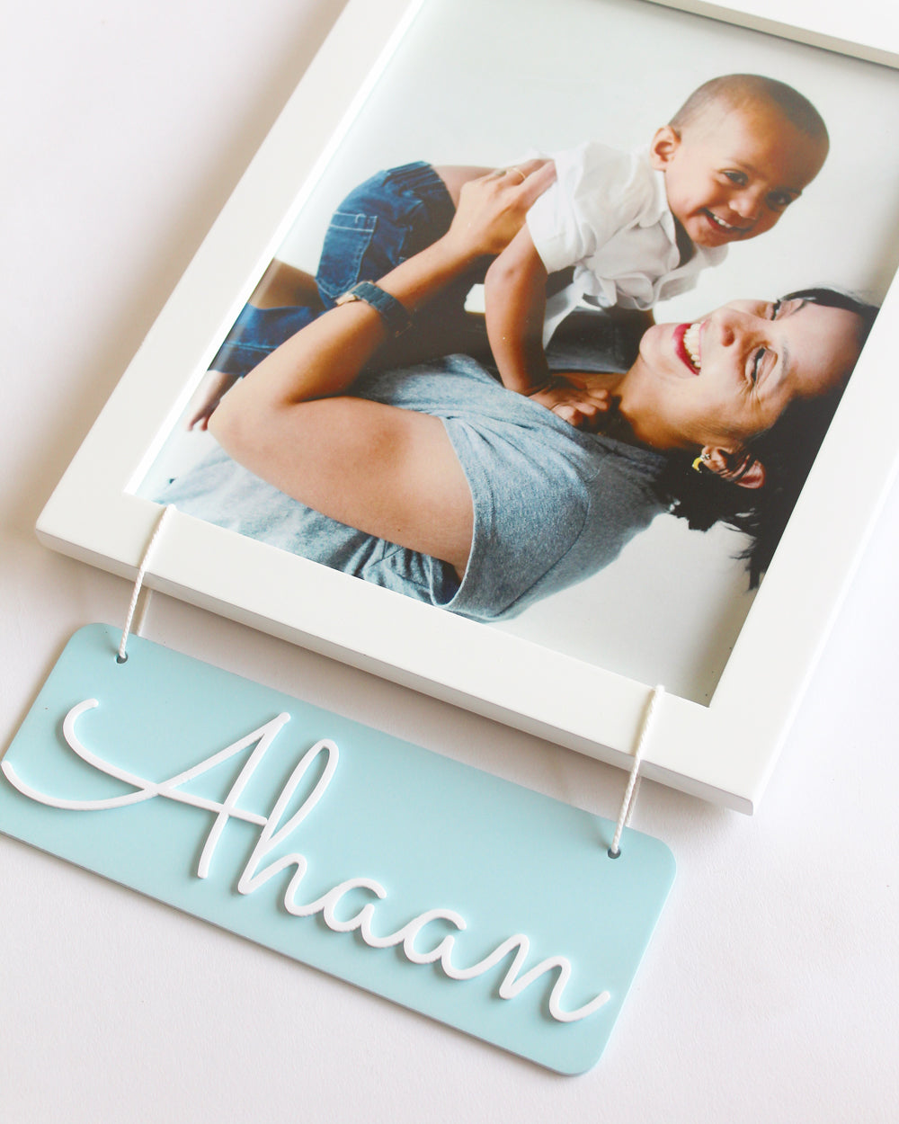 Personalized Name Frame - Blue