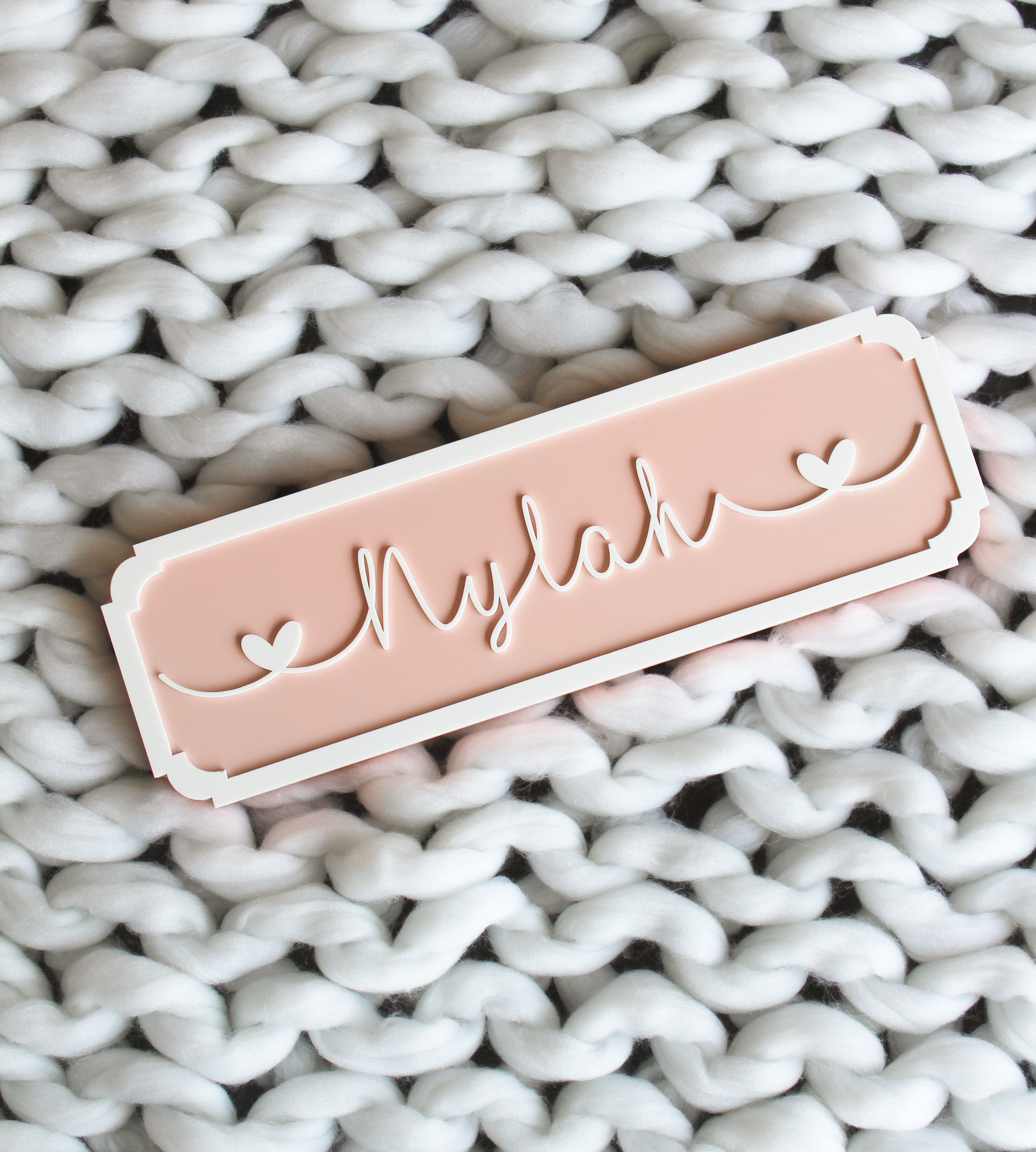 Name Plaque Cursive - Single Name