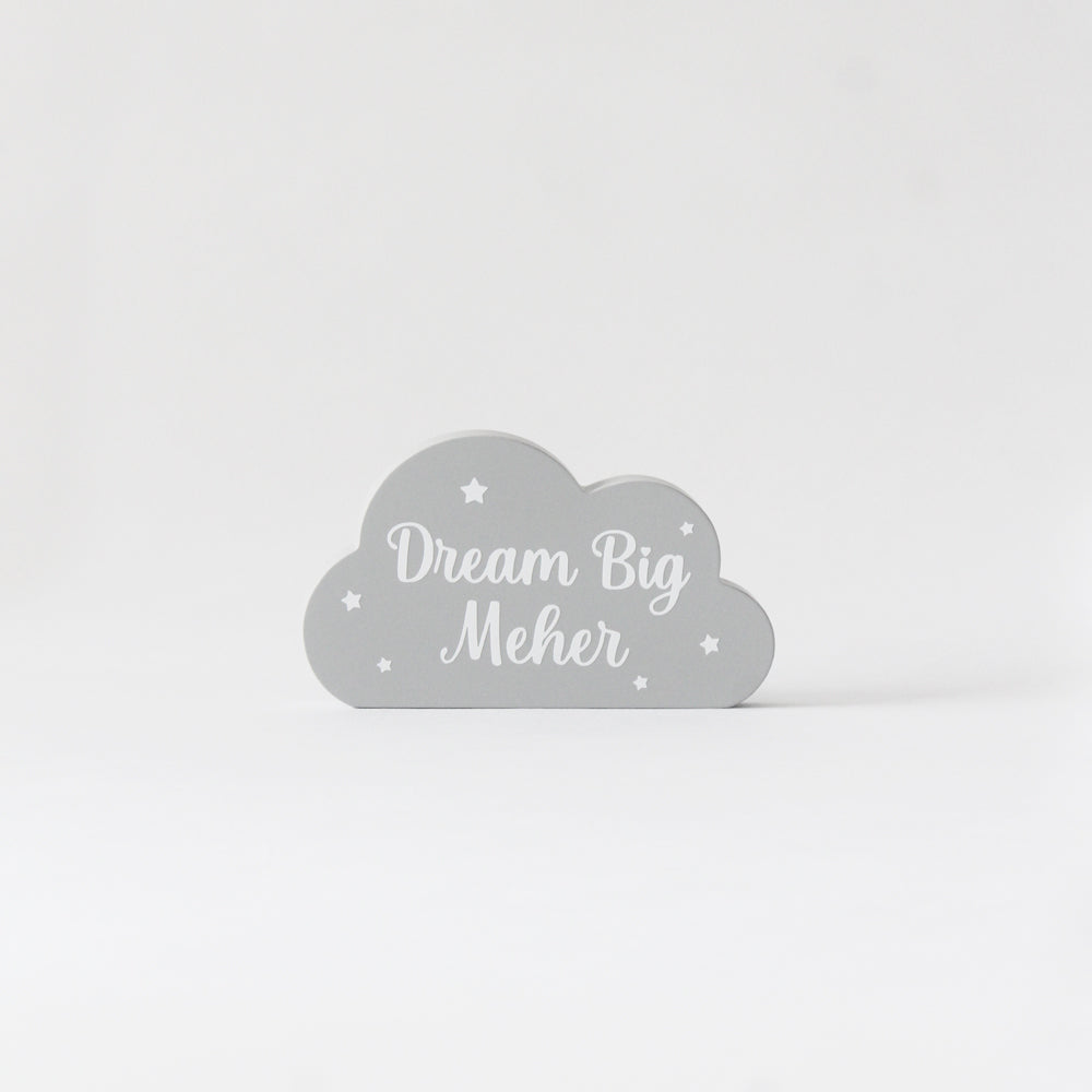 Personalized Dream Big Cloud