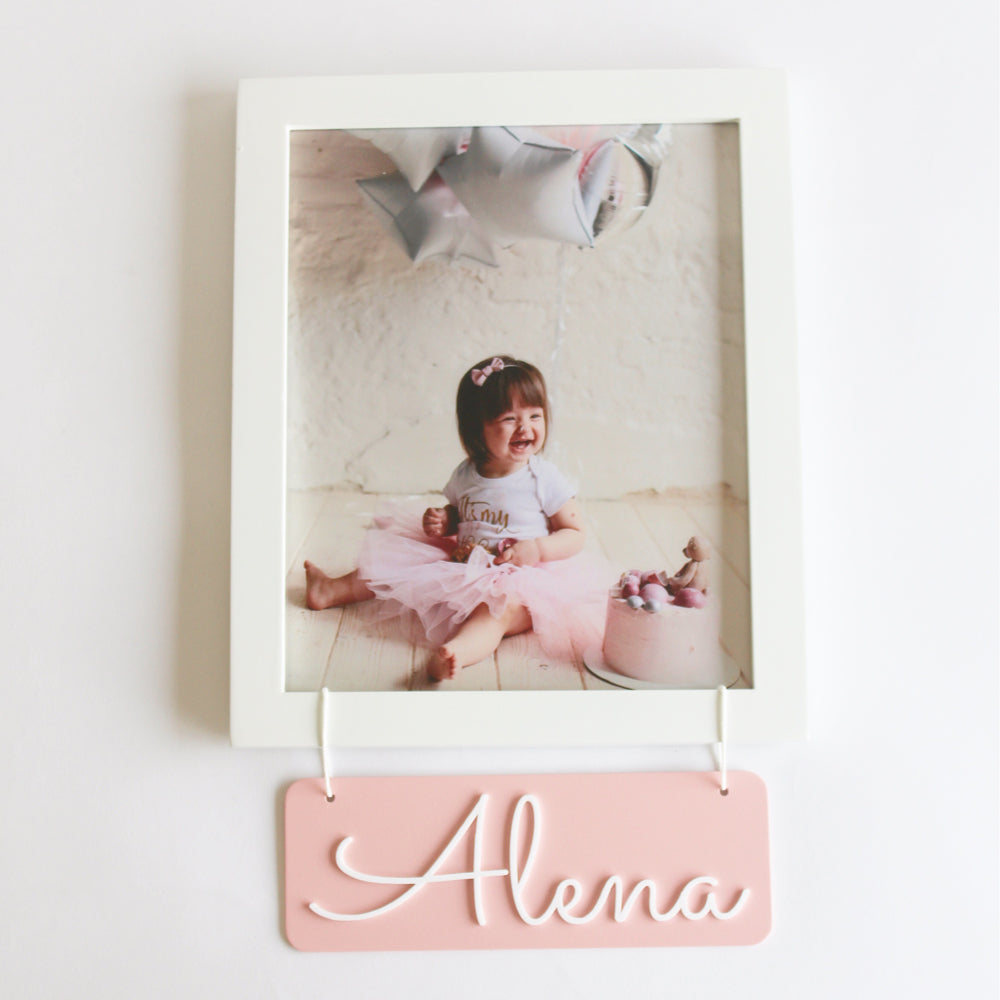 Name Frame Toy Personalized Name Frame - Pink – The Tiny Trove