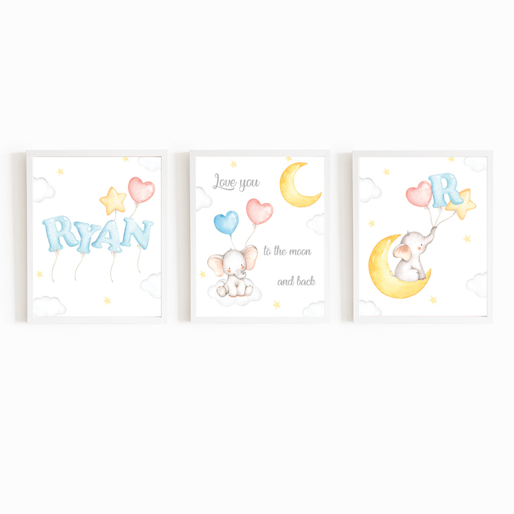 Love you to the Moon & Back Frame Set