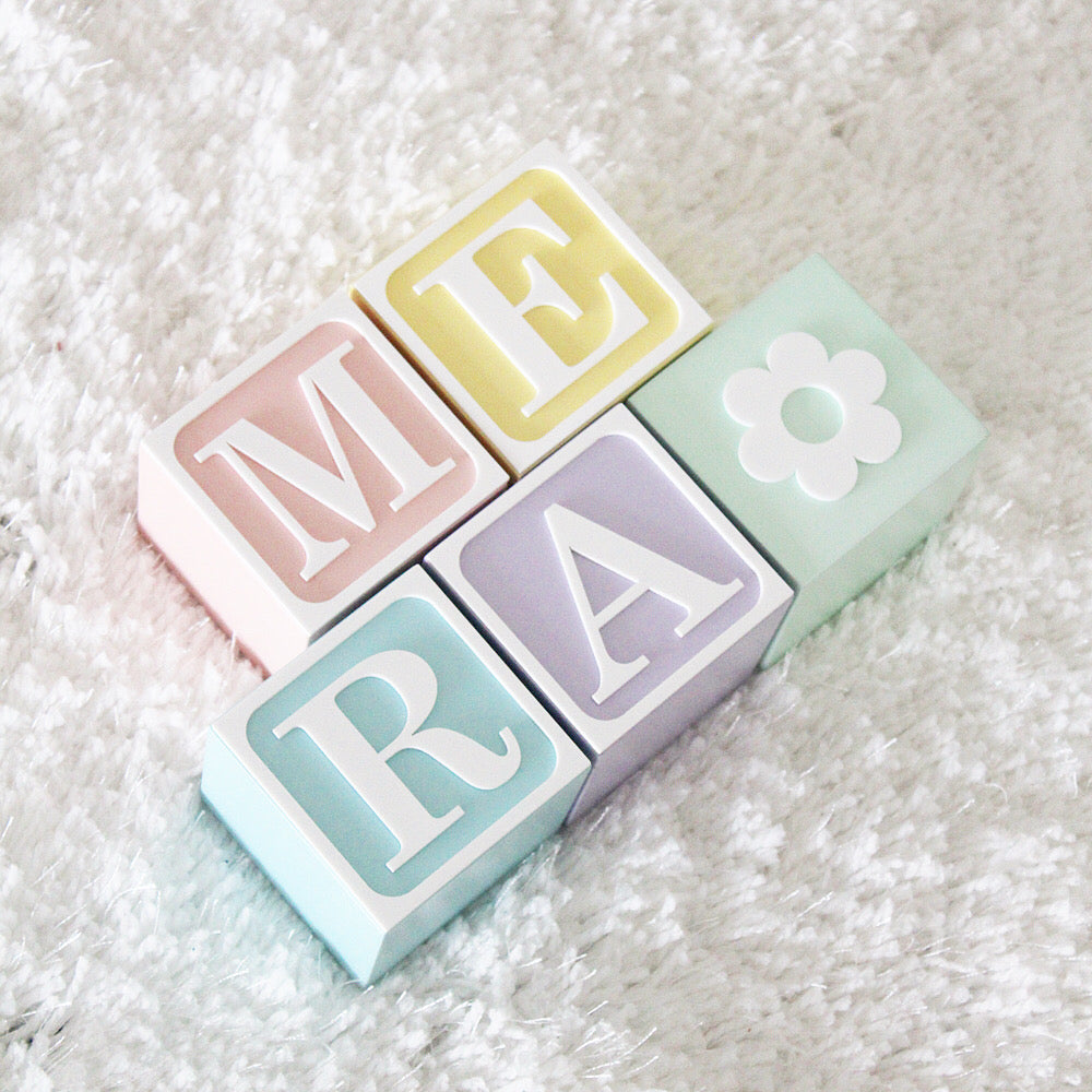 Name Blocks - Vintage