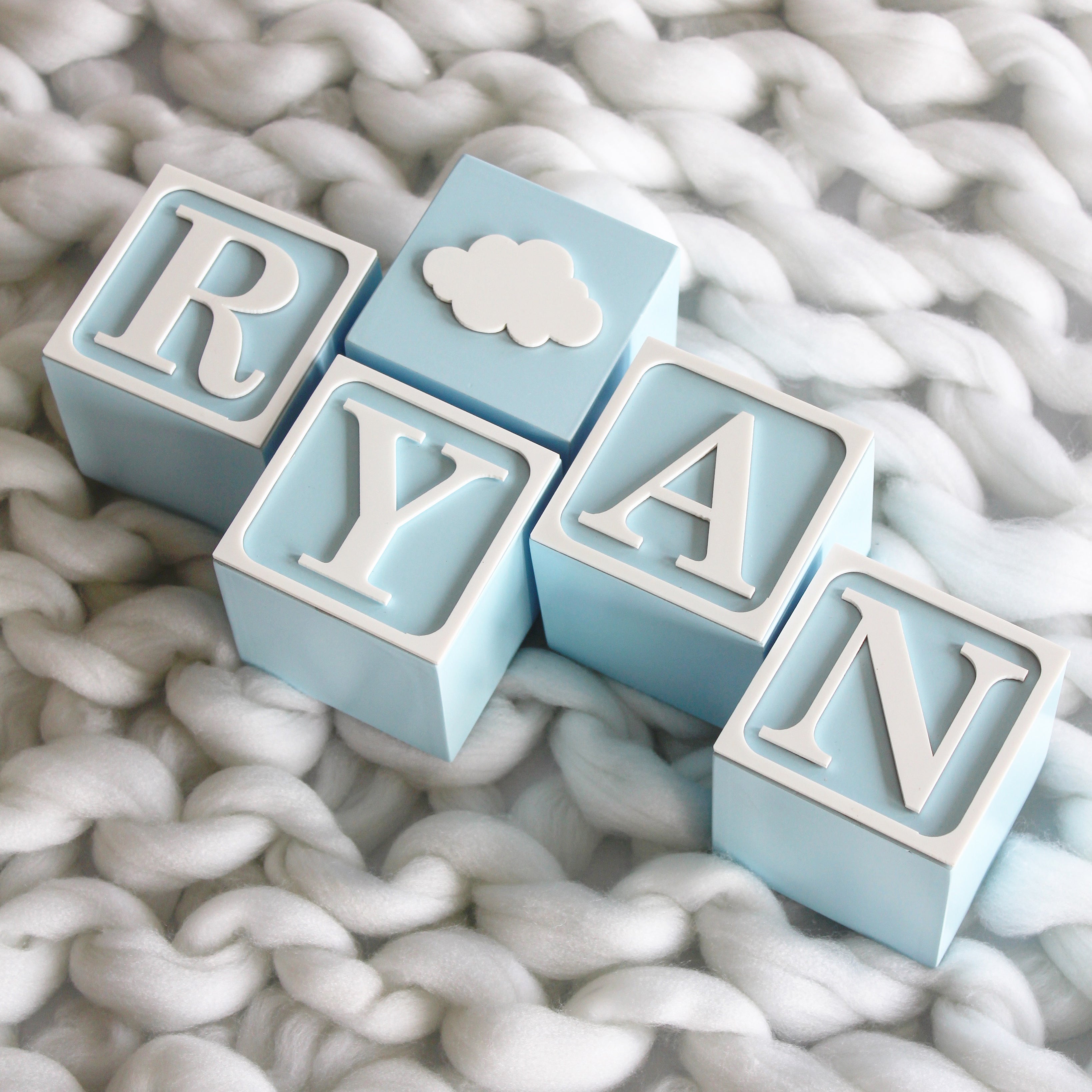 Name Blocks - Vintage