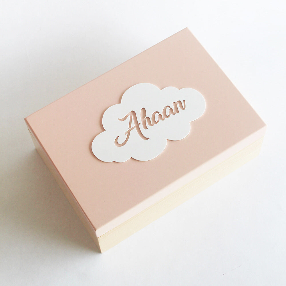 Personalized Storage Box - Cloud Theme