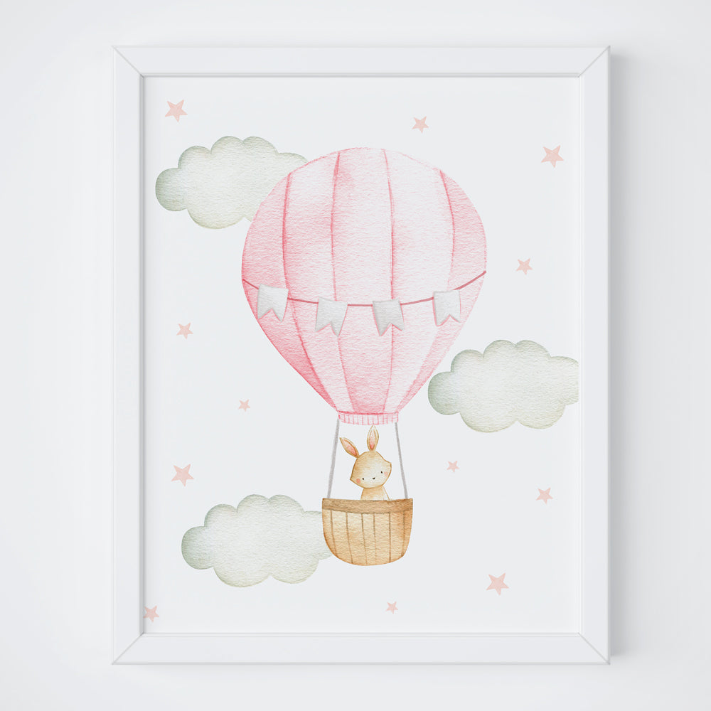 Oh, the places you will go - Frame Set - Pink